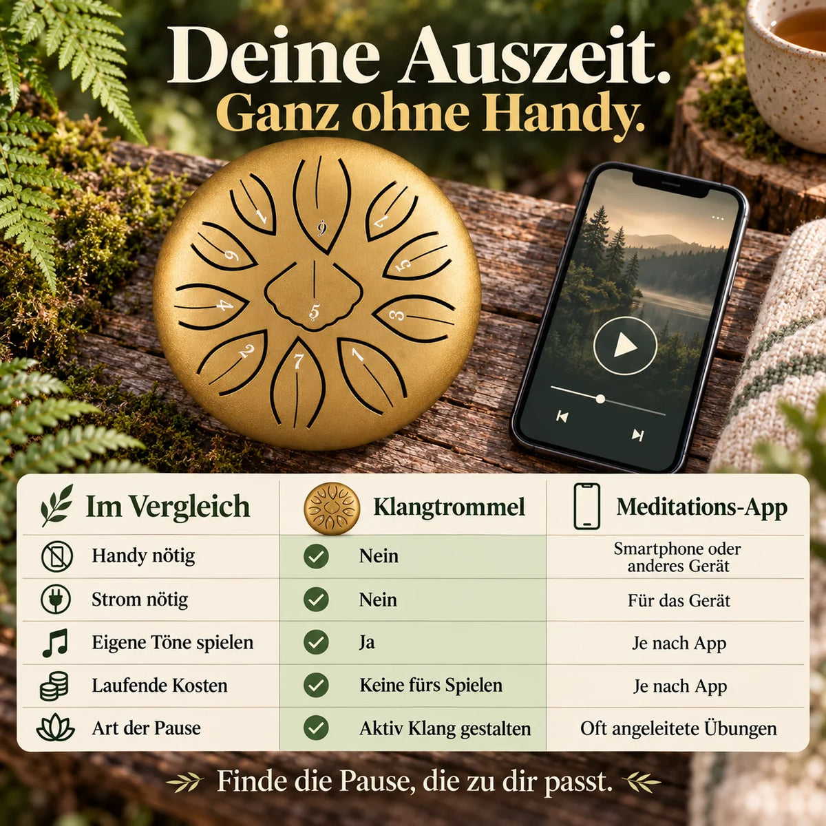 Pocket Klang Plus – 11 Töne für deine Auszeit