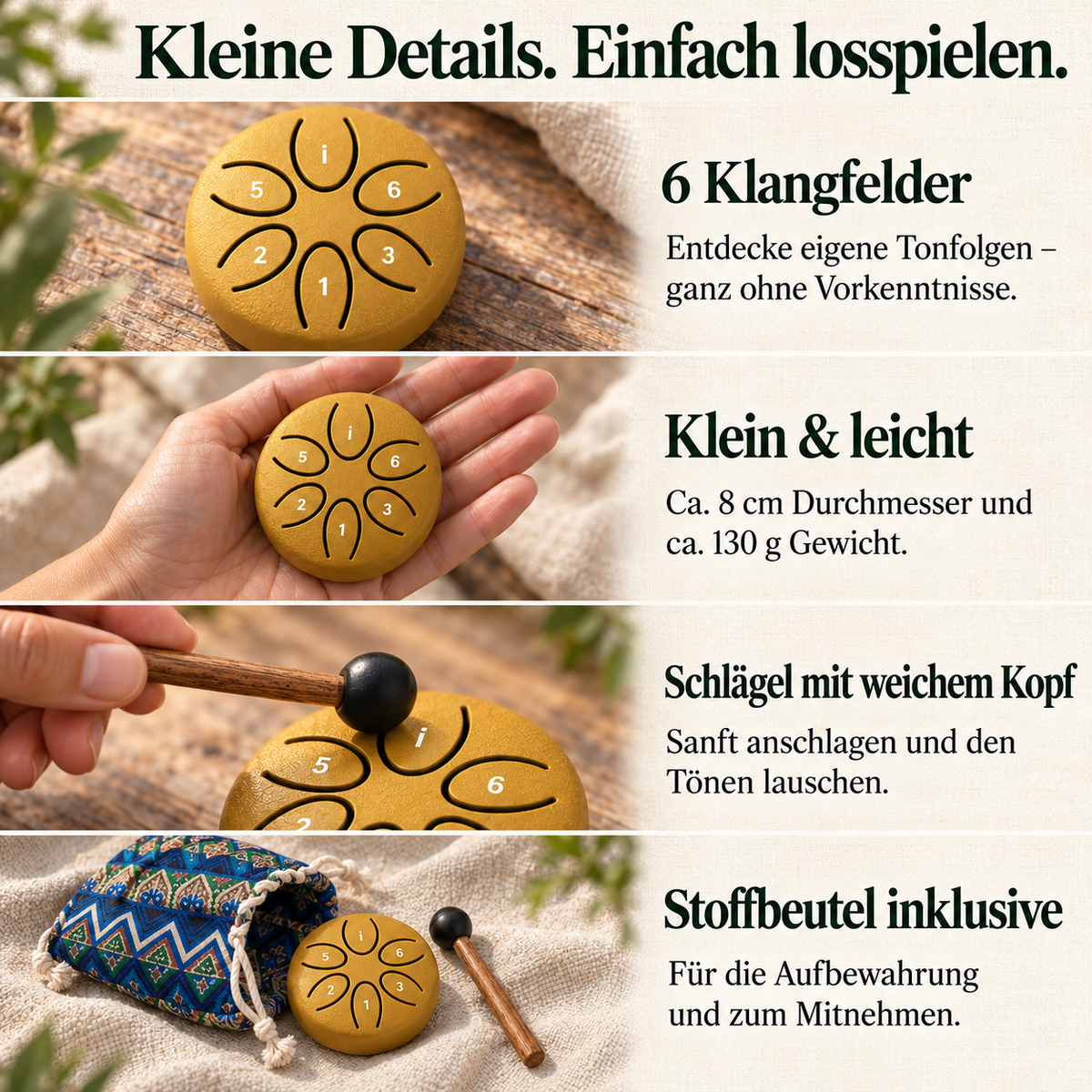 Klangtrommel für mehr Ruhe