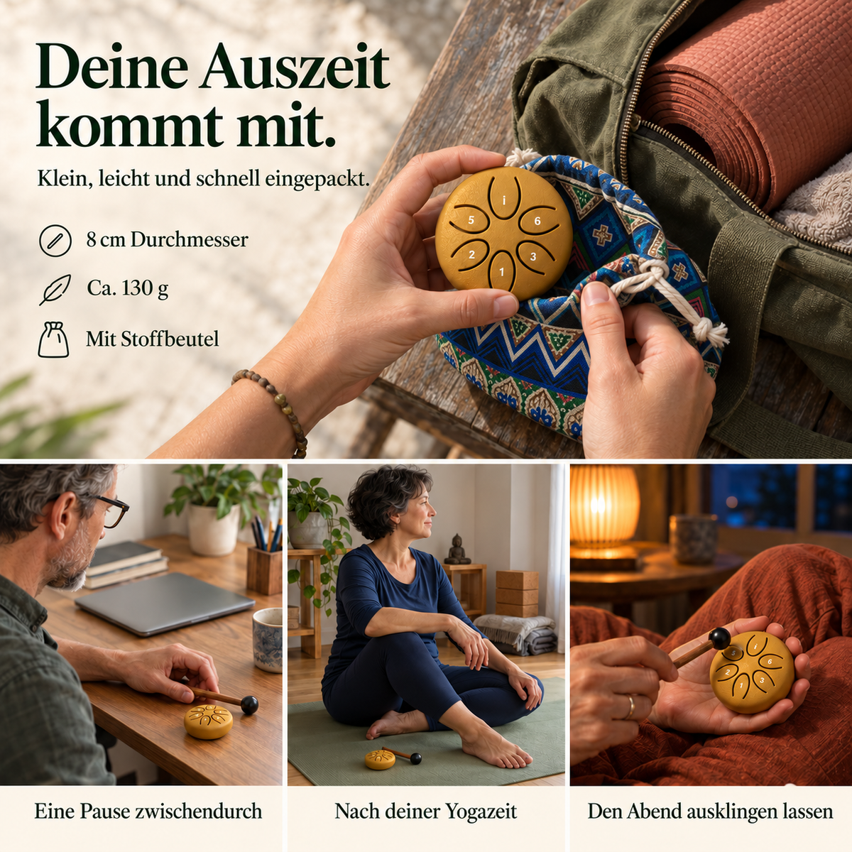 Klangtrommel für mehr Ruhe