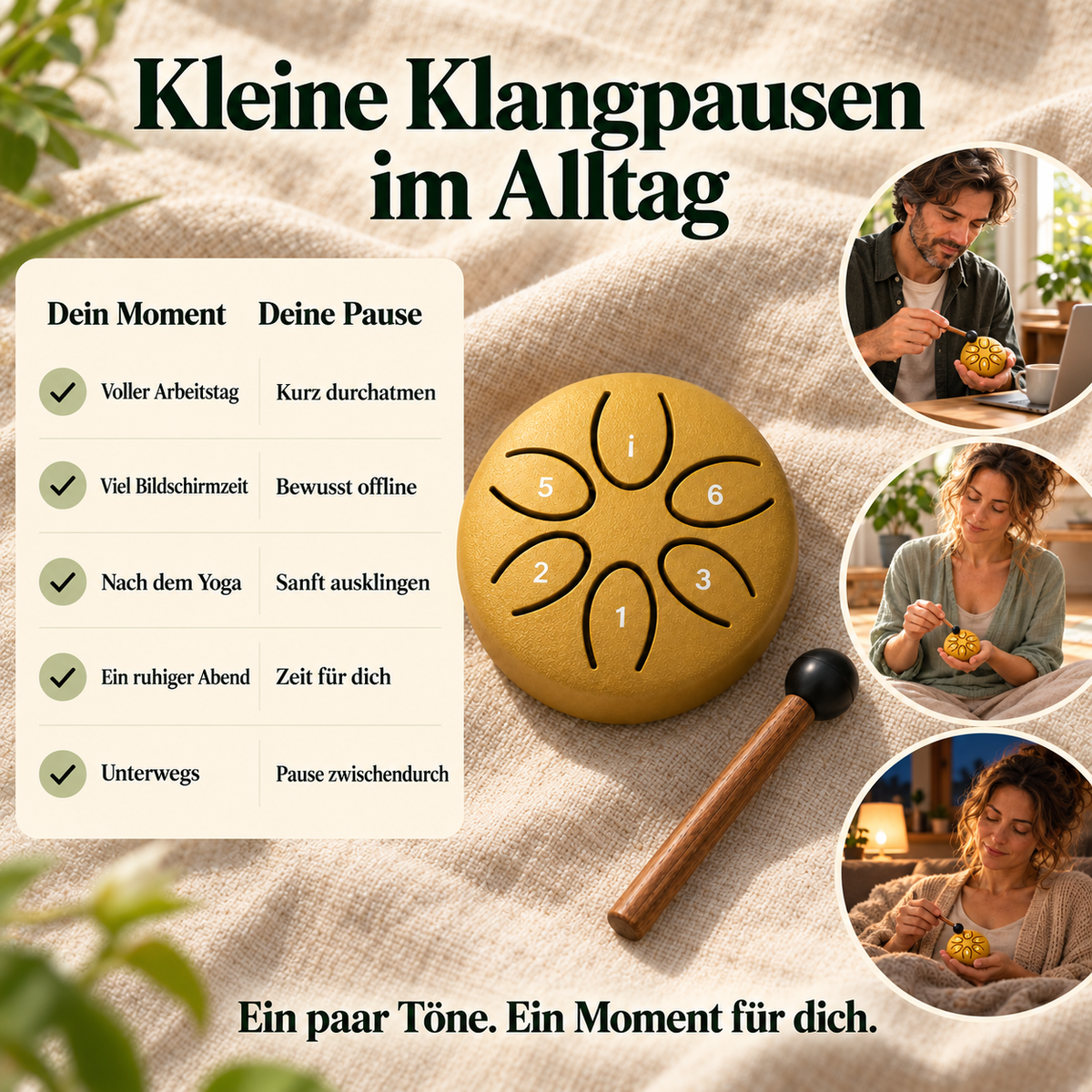 Klangtrommel für mehr Ruhe