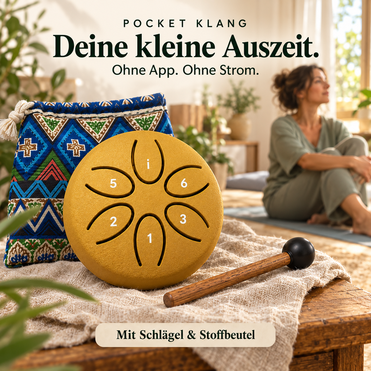 Klangtrommel für mehr Ruhe